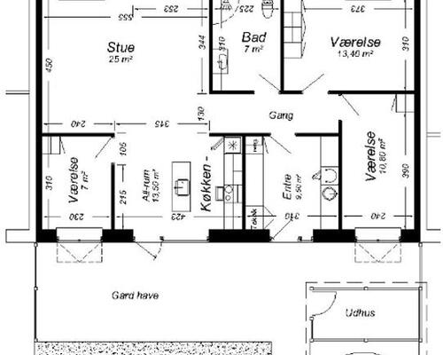 4 værelses lejlighed i Randers NV