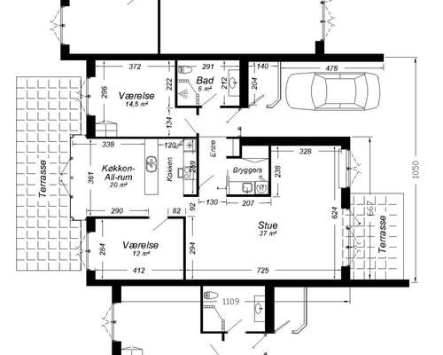 4 værelses lejlighed i Randers SØ