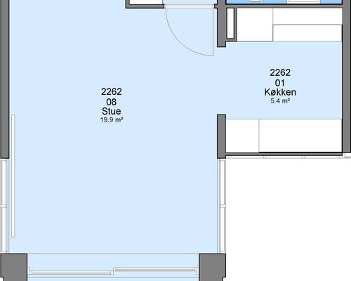 3 værelses lejlighed i Ringsted