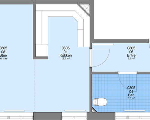 3 værelses lejlighed i Ølgod