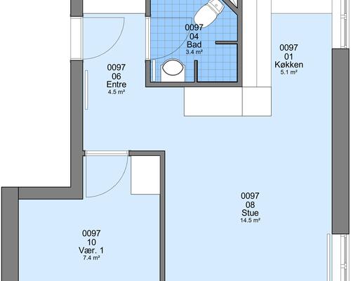 2 værelses lejlighed i Thisted