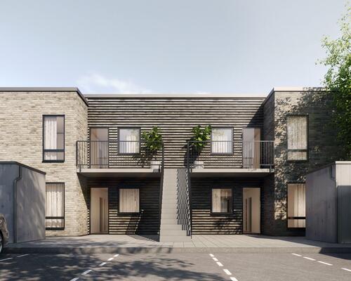 Lækker nyopført 3-vær. lejlighed med egen stor altan i Hasselager.