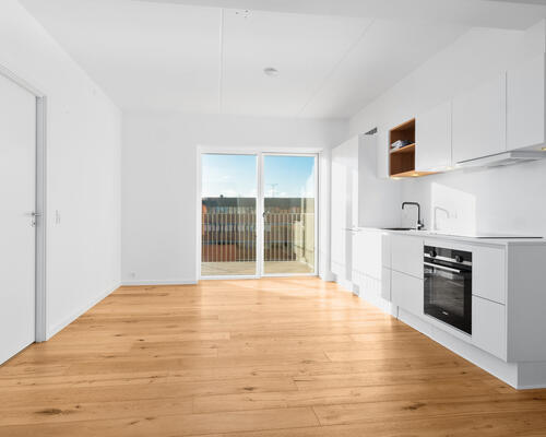 Eksklusiv 4. sals lejlighed med altan