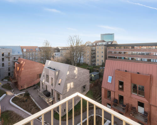 Eksklusiv 4. sals lejlighed med altan