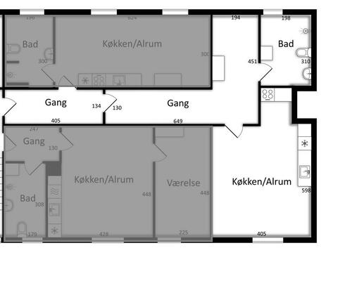 67 m2 værelse i Viborg
