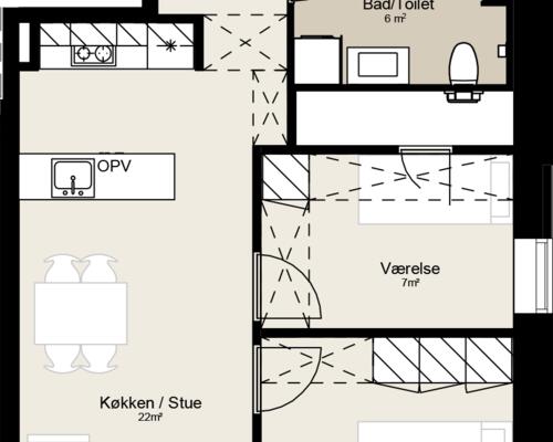 4 værelses lejlighed i Kolding
