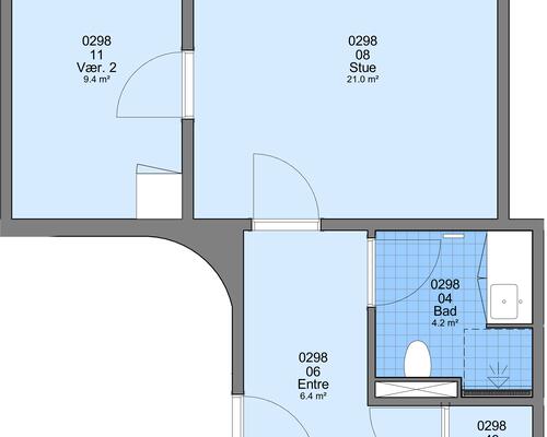 3 værelses lejlighed i Frederikshavn