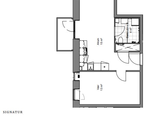 2 værelses lejlighed i Århus N