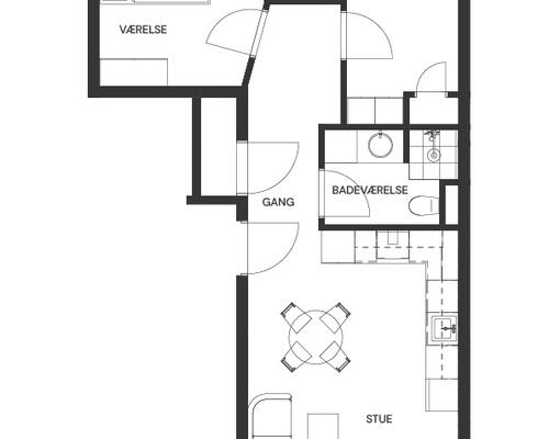 3 værelses lejlighed i Viborg