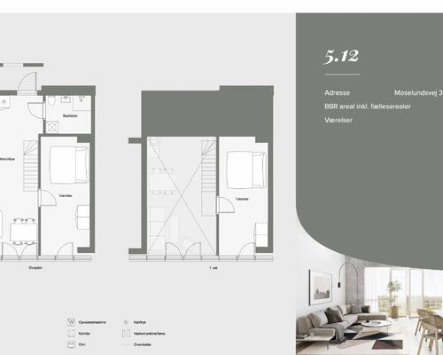 3 værelses lejlighed i Helsingør