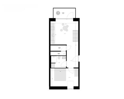 2 værelses lejlighed i Århus C