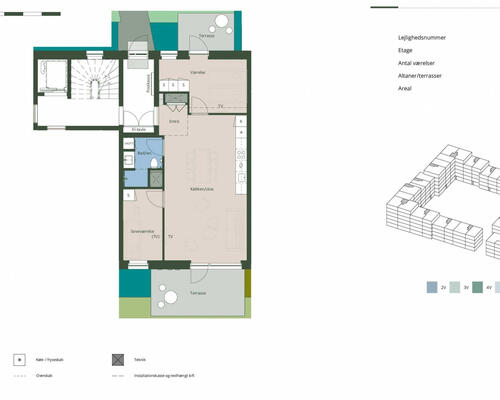 3 værelses lejlighed i Hedehusene