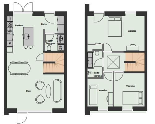 4 værelses hus i Tilst