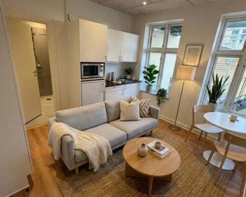 Nyrenoveret 1. værelses pendlerlejlighed