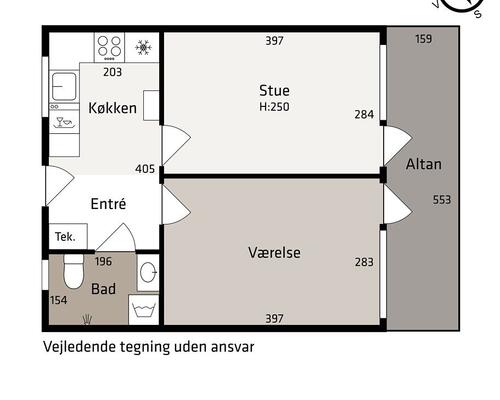 Skøn og delevenlig lejlighed med stor altan – tæt på Uni og midtbyen