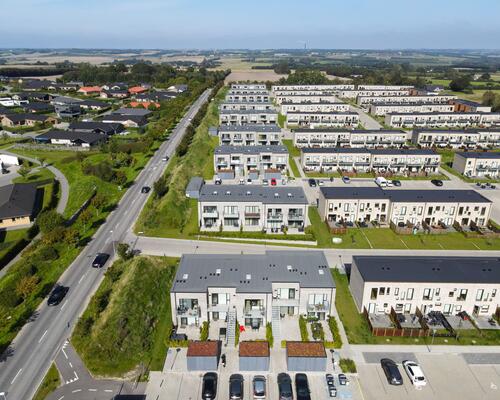 Nyopført lækker 2-vær. lejlighed på 1. sal i populært område i Aarhus N.