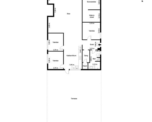 Skønt rækkehus i Gl. Gjesing udlejes