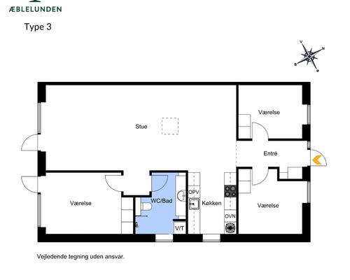 Nyopført familievenligt rækkehus i Snejbjerg med privat have/terrasse og mulighed for ladestander.