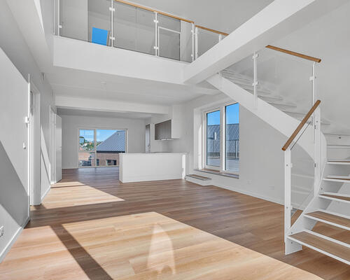 Elegant penthouse med fantastisk udsigt og skønne omgivelser