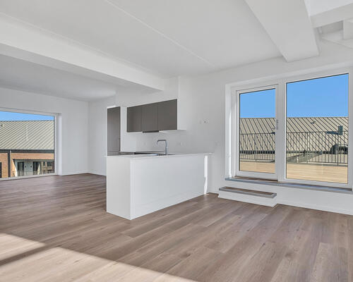 Elegant penthouse med fantastisk udsigt og skønne omgivelser