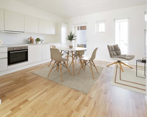 Delevenlig 3-værelses med terrasse og tæt på Aarhus C