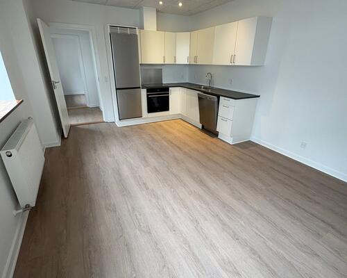 Nyere 2 værelses lejlighed i baggård