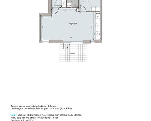 2 værelses lejlighed i Gistrup