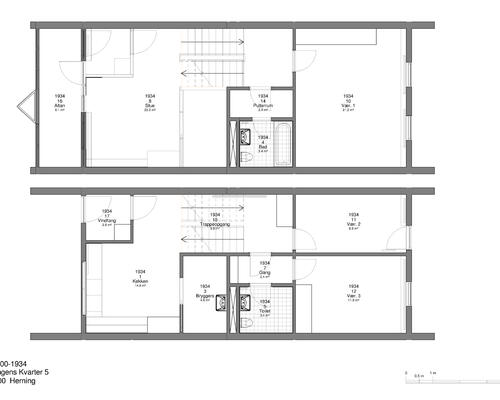 4 værelses hus i Herning
