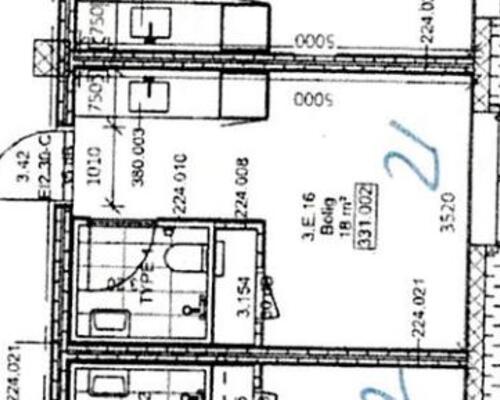1 værelses lejlighed i Kongens Lyngby