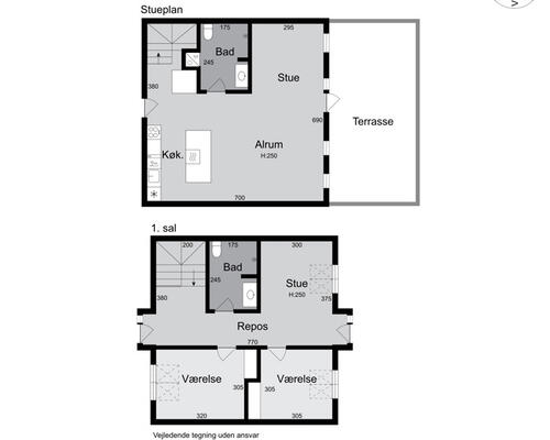 Flot 4-værelses rækkehus i Gl. Hasseris