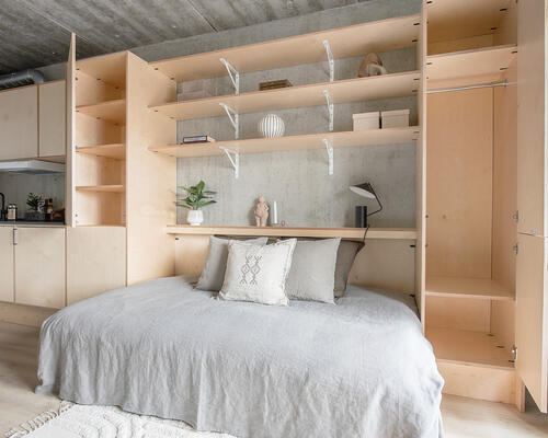 Flot 1-værelses lejlighed i Sluseholmen