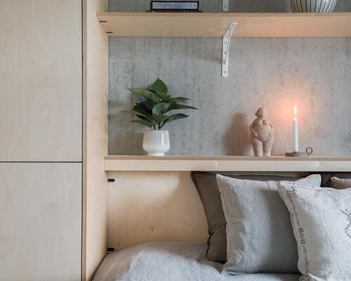 Flot 1-værelses lejlighed i Sluseholmen