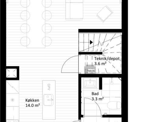 4 værelses hus i Hasselager