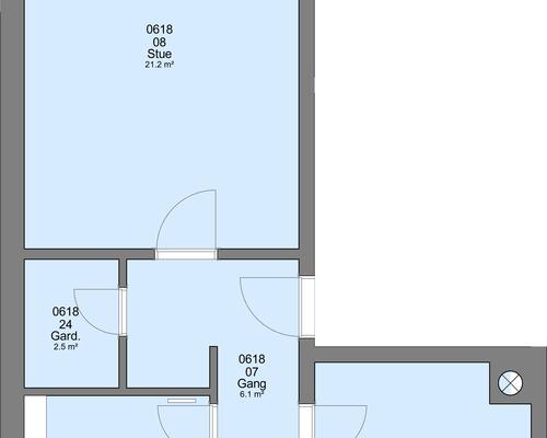 2 værelses lejlighed i Frederikshavn