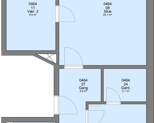 3 værelses lejlighed i Frederikshavn