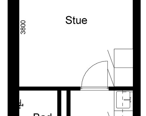 1 værelses lejlighed i Viborg