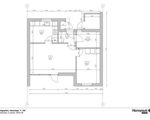 2 værelses lejlighed i Hjallerup