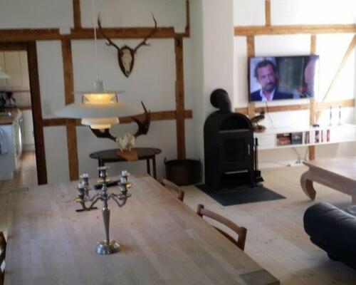 Bindingsværkshus i naturskønne omgivelser