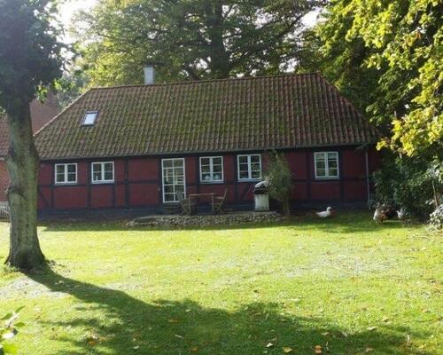 Bindingsværkshus i naturskønne omgivelser