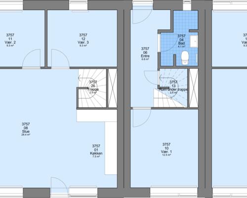 4 værelses lejlighed i Århus N