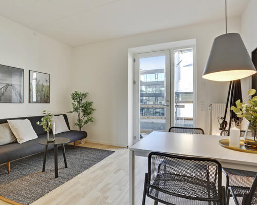 Flot 4-værelses lejlighed i Bryggerhaven