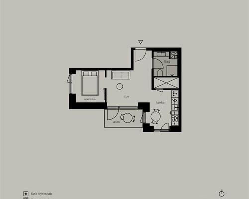 2 værelses lejlighed i København Ø