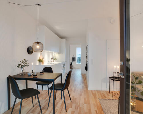 Delevenlig 3-værelses lejlighed i Skejbyen