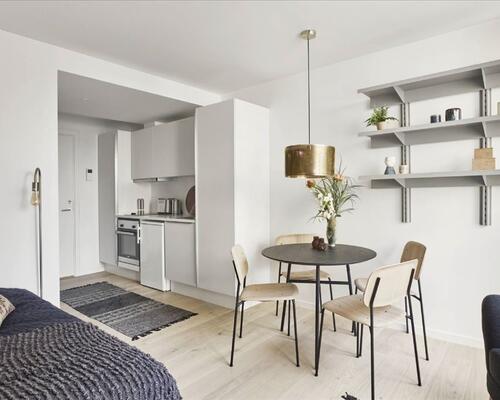 1 værelses lejlighed i København K