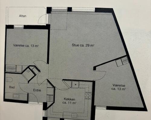 3 værelses lejlighed i Kolding