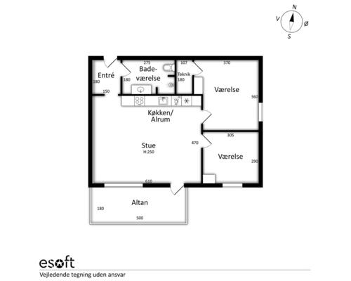 3 værelses lejlighed i Aalborg Øst