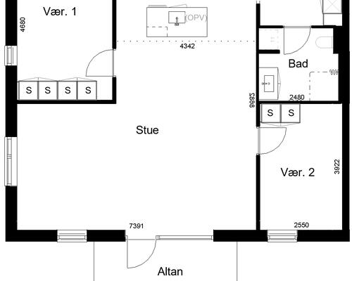 3 værelses lejlighed i Kolding