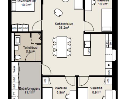 5 værelses hus i Silkeborg