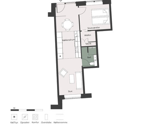 LÆKKER 2-VÆRELSES LEJLIGHED I HJERTET AF HØJBJERG