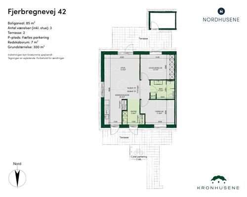 3 værelses hus i Odense NV